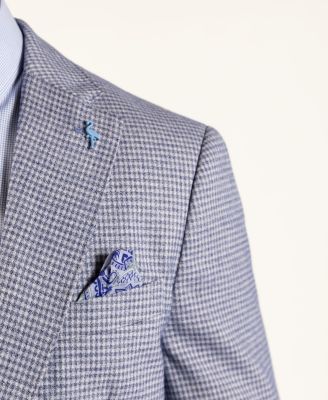 Men's Melange Micro Grid Sport Coat