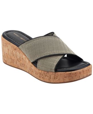 Easy Spirit Women's Fawn Slip-On Platform Wedge Sandals - Macy's