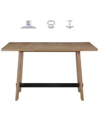 Macai 35.75" Wood Counter Height Table
