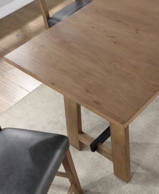 Macai 35.75" Wood Counter Height Table