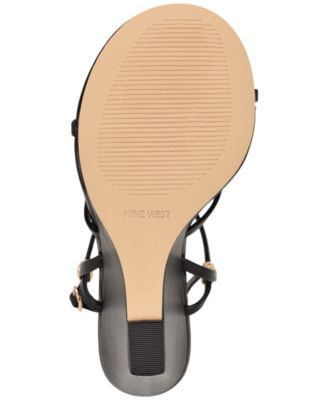 Women's Devva Strappy Ornamented Wedge Dress Sandals