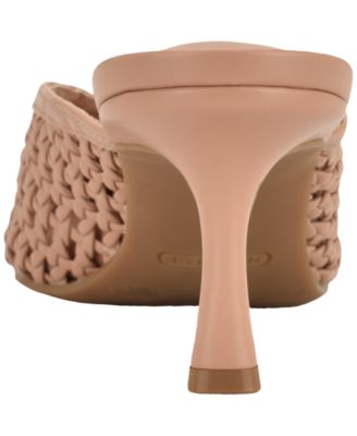 Women's Amelli Woven Kitten Heel Dress Mules