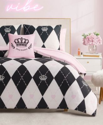 Royal Argyle Reversible 8-Pc. Comforter Set, King