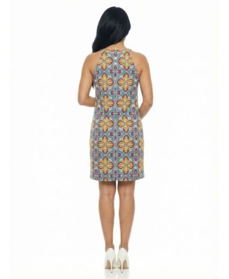 Women's and Plus Size Maternity Sleeveless Keyhole Dress