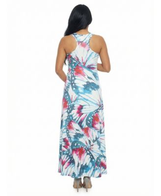 Women's and Plus Size Maternity Scoop Neck Maxi Dress