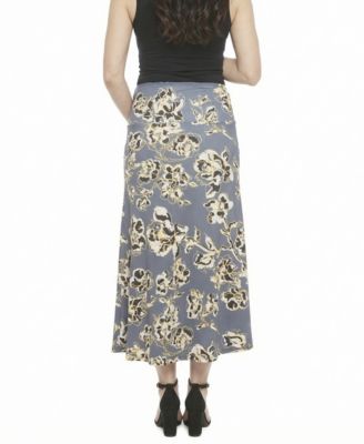 Women's and Plus Size Maternity A-Line Maxi Skirt