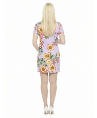 Women's and Plus Size Maternity Short-Sleeve Shift Dress