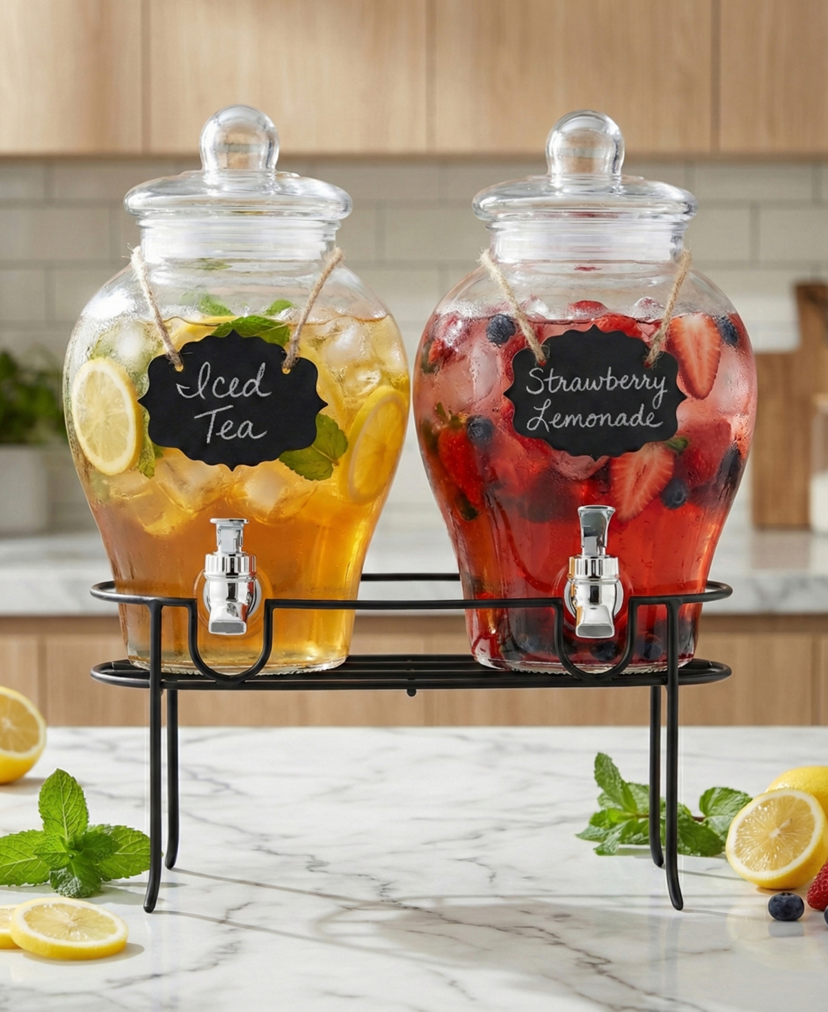 Style Setter Sanford Set Of 2 Beverage Dispenser