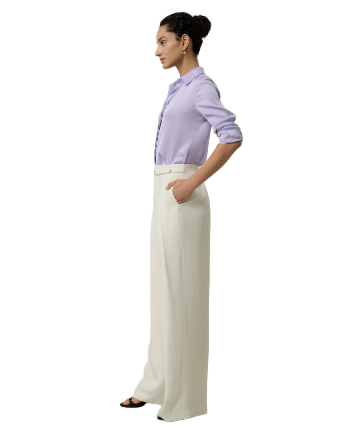 Lilysilk Women's Stretch Double Georgette Shirt