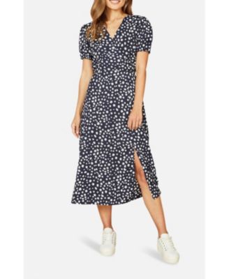 Women's Spot Midi Tea Dress