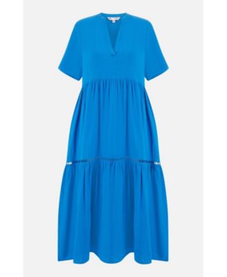 Women's Cotton Kaftan Midi Dress