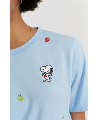 Women's Cotton Snoopy Fruit T-Shirt