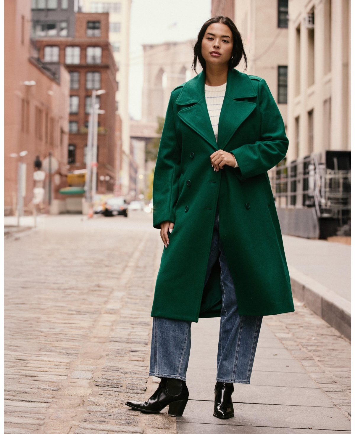 Universal Standard Plus Callaghan Wool Coat