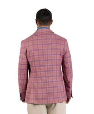 Men's Melange Shadow Plaid Sport Coat