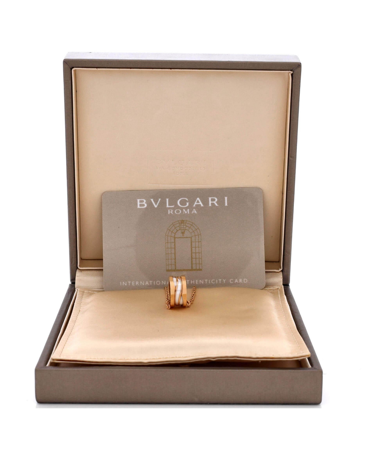 Pre-Owned Bvlgari B.Zero1 Design Legend Zaha Hadid Pendant Necklace