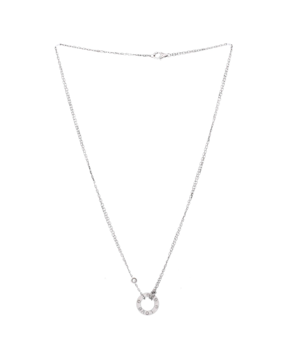 Pre-Owned Cartier Diamonds Love Pendant Necklace