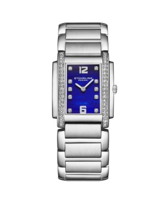 Women s 4089.2 Serafine Rectangular Quartz Watch, Mother-of-Pearl Dial & Swarovski Crystal Bezel