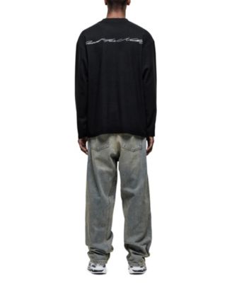 Men's Scribble Long-Sleeve Waffle T-Shirt