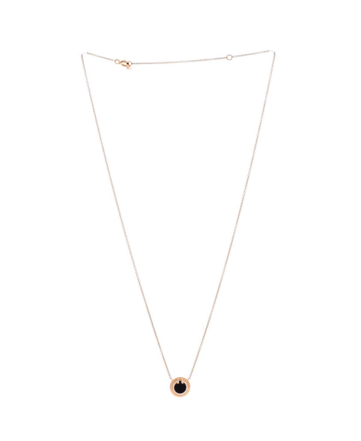 Pre-Owned Tiffany & Co T Circle Pendant Necklace