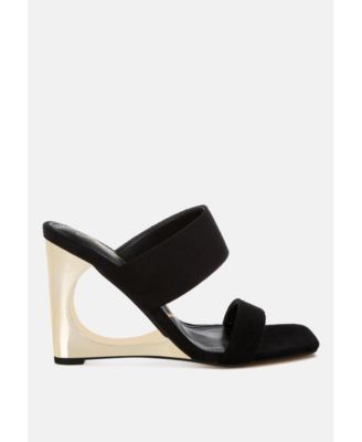 Womens Zimeski Sculpted Wedge Slip-On Sandals