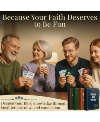 Bible Trivia Game for Adults – 500 Christian Questions for Fun Family & Adult Play
