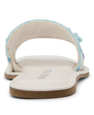 Women's Brianne Beaded Slide Flat Sandals