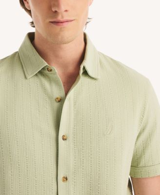 Men's Seersucker Short-Sleeve Shirt