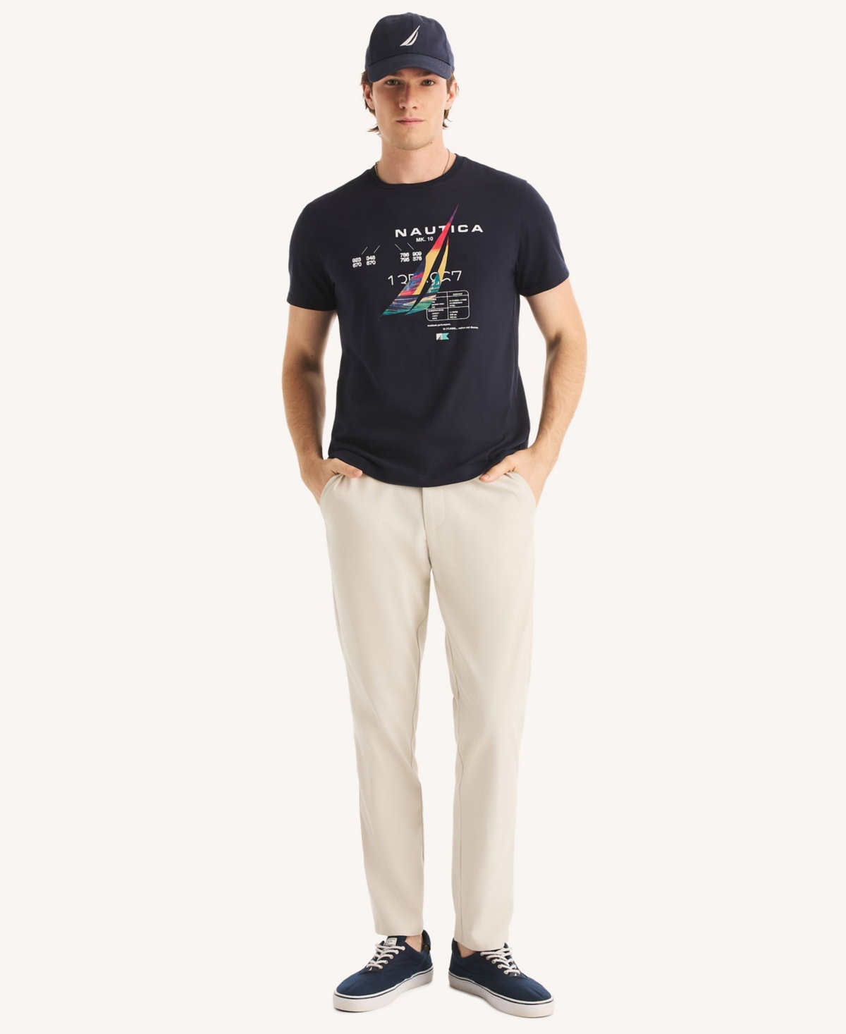 Nautica Men's Short-Sleeve Pull-On T-Shirt