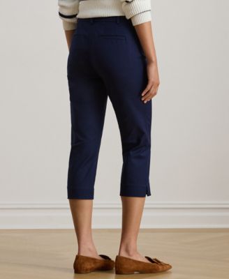 Petite Cropped Capri Pants