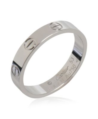 White Gold Small Model Love Ring