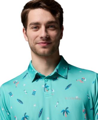 Men's Parsons Printed Short-Sleeve Polo Shirt