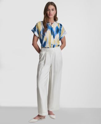 Women's High-Rise Pull-On Ankle Pants