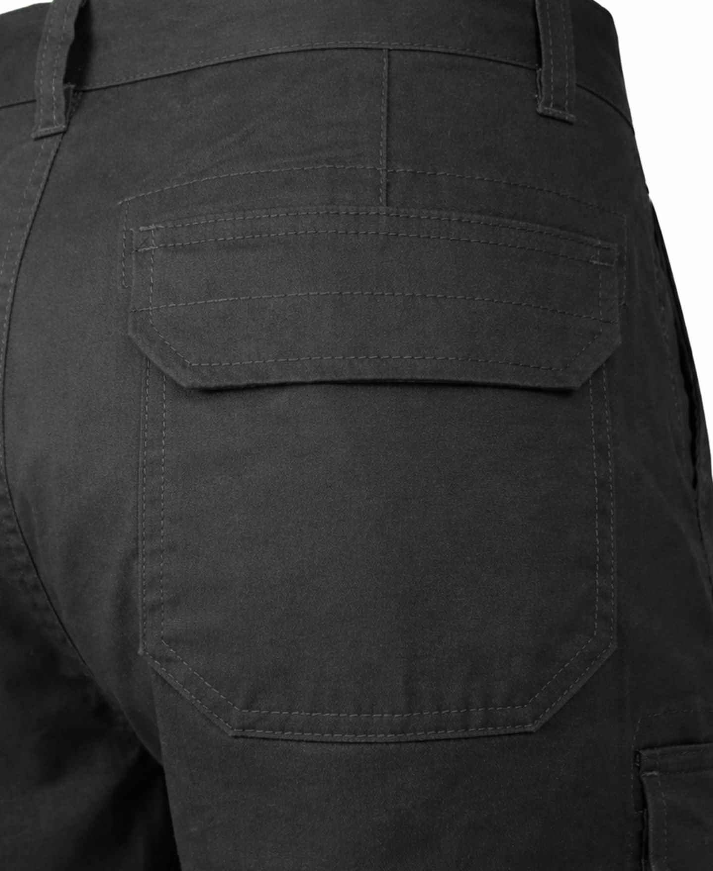 Мужские шорты Blu Rock Cotton Flex-Stretch Cargo, цвет: Чёрный — фото 5