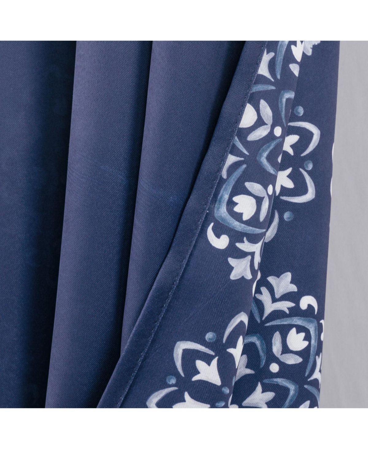 Rt Designers Collection 100% Polyester 190 Gsm Tilley Revisible Blackout Grommet Curtain Panel