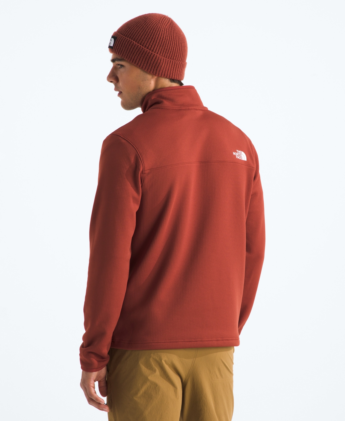 The North Face Men's Cedar Trail Grid Quarter-Zip Jacket