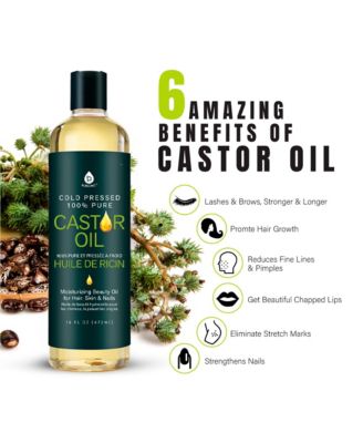 The Ultimate Hair & Skin Restoration Bundle: LED Therapy Brush, Castor Oil, Sweet Almond Oil, & Fractionated Coconut Oil