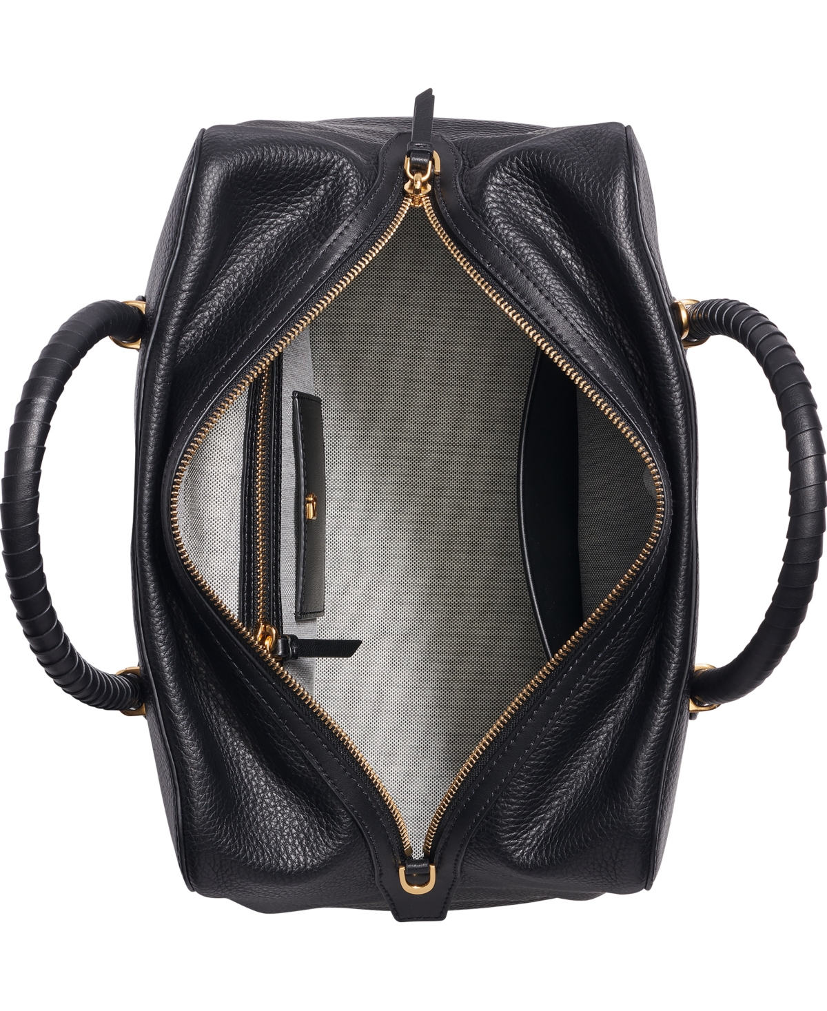 Donna Karan New York Chantilly Leather Satchel Bag