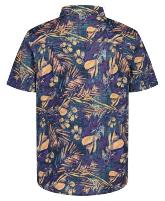 Boys' 8-20 Heatmap Palm Printed Shirt