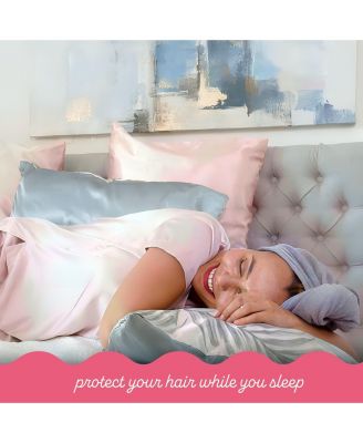 2-Pack Double-Sided Satin Pillowcases for Skin & Hair Care, Reduces Frizz, Beauty Essential Set