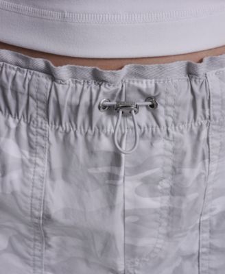 Women's Mid-Rise Bungee Waist Shorts