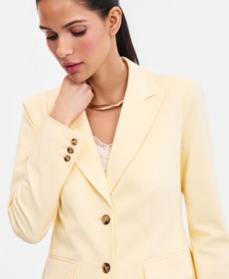 Women's Two Button Fitted Waist Blazer