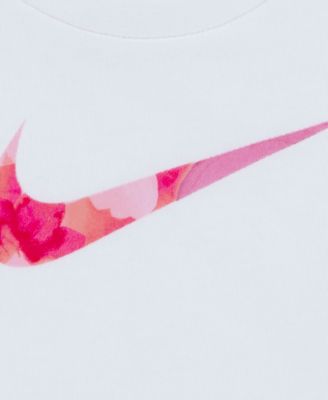 Baby Girls' Short-Sleeve T-Shirt & Mesh Shorts, 2-Piece Set