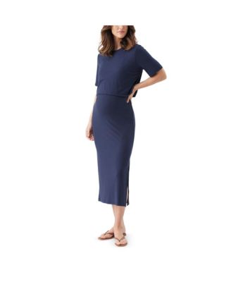 Women's Maternity Ivy Rib Nursing Dress