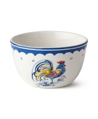 French Rooster Ice Cream Bowls, Set of 4