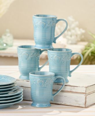 Coastline Mugs, Set of 4