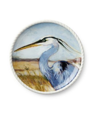 Coastal Birds Salad Plates, Set of 4