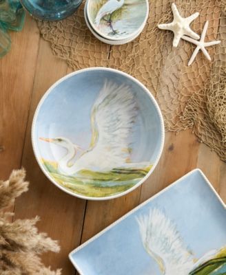 Coastal Birds Round Platter