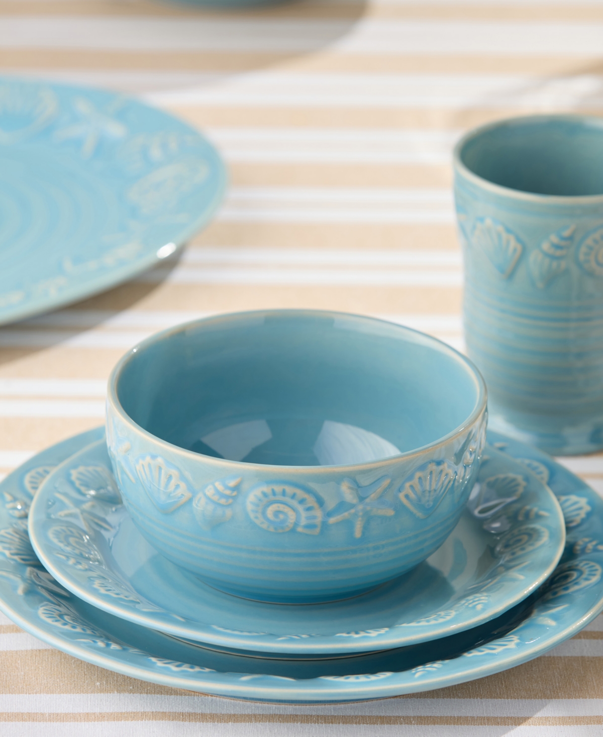 Certified International Coastline 16-Pc. Dinnerware Set, Service for 4