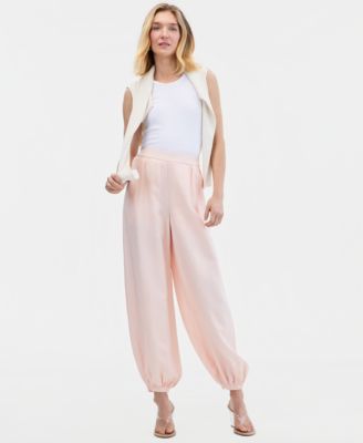 Women's Solid Pull-On Pants