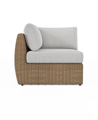 Sculptura 36" Aluminum Outdoor Corner Club Chair